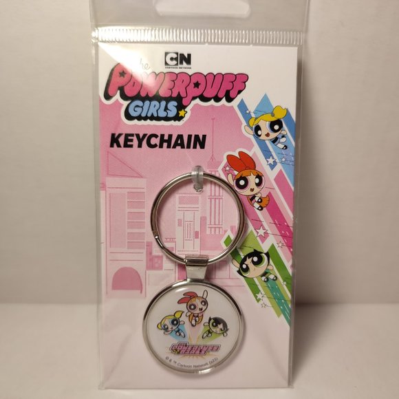 Powerpuff Girls Blossom Buttercup and Bubbles Keychain - Picture 3 of 3